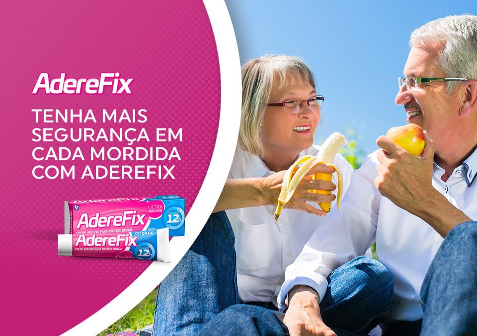 Tenha mais segurança em cada mordida com Aderefix!